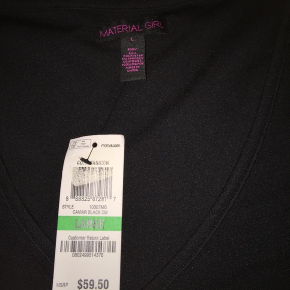 Material Girl Body Con Dress w/ Denim Shirt Tied - Picture 5 of 8